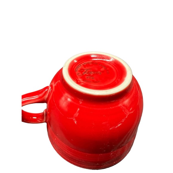 Fiestaware Red Coffee Cup - Excellent Condition - Picture 2 of 3